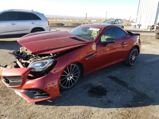 WDDPK3JA2KF157116 - 2019 MERCEDES-BENZ SLC 300 RED photo 1