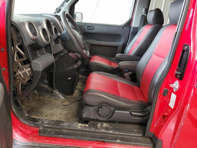 5J6YH28615L029572 - 2005 HONDA ELEMENT EX RED photo 7