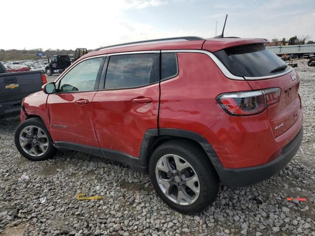 3C4NJDCB0MT602977 - 2021 JEEP COMPASS LIMITED RED photo 2