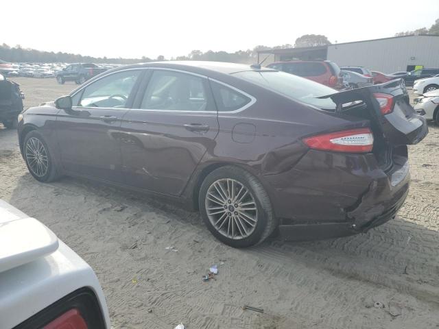 3FA6P0H98DR205084 - 2013 FORD FUSION SE BURGUNDY photo 2