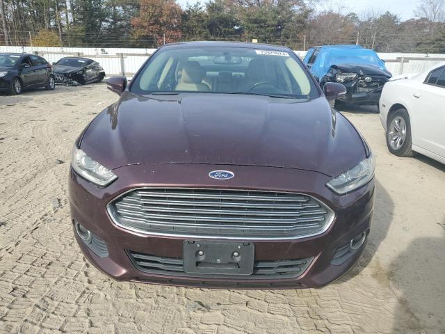 3FA6P0H98DR205084 - 2013 FORD FUSION SE BURGUNDY photo 5