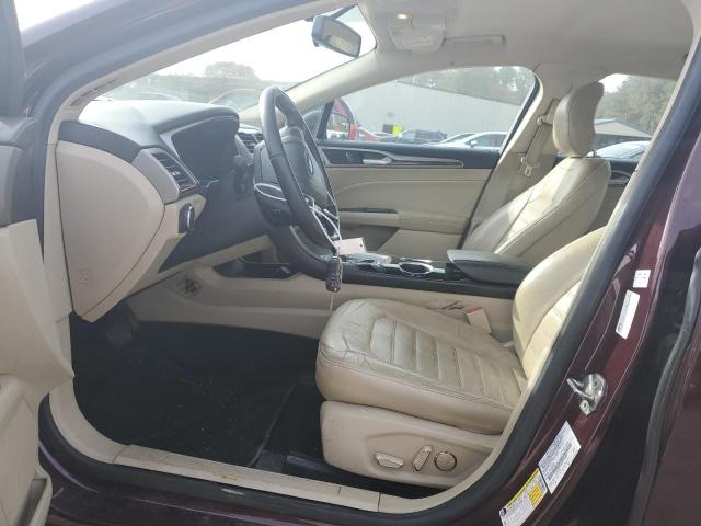 3FA6P0H98DR205084 - 2013 FORD FUSION SE BURGUNDY photo 7