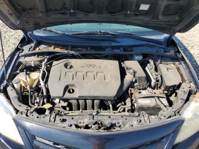 2T1BU4EE4BC666635 - 2011 TOYOTA COROLLA LE BASE GRAY photo 12