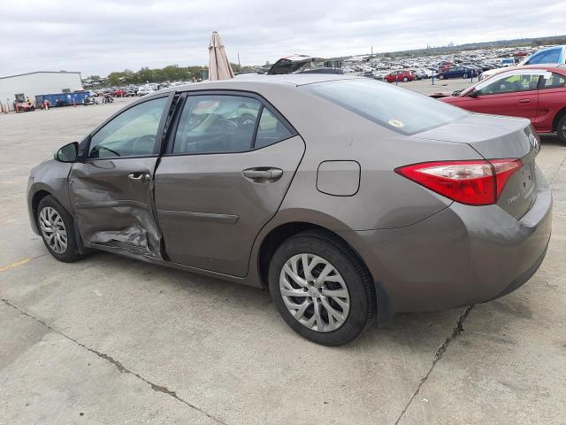 2T1BURHE4HC838972 - 2017 TOYOTA COROLLA L GRAY photo 2