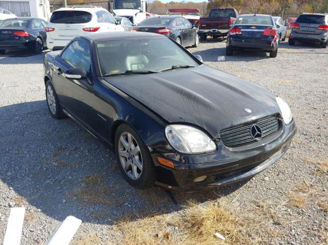 WDBKK49F51F179022 - 2001 MERCEDES-BENZ SLK 230 KOMPRESSOR BLACK photo 1