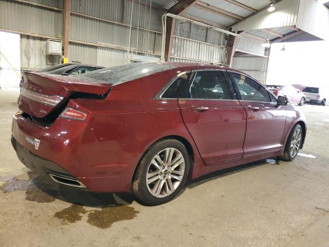 3LN6L2LUXER827115 - 2014 LINCOLN MKZ HYBRID BURGUNDY photo 3