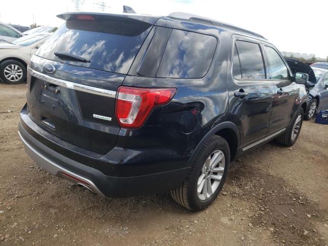 1FM5K7DH8HGC60394 - 2017 FORD EXPLORER XLT BLACK photo 3