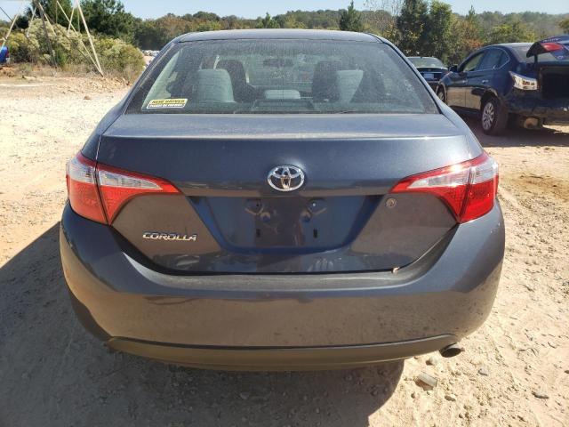 2T1BURHE9FC424003 - 2015 TOYOTA COROLLA L GRAY photo 6