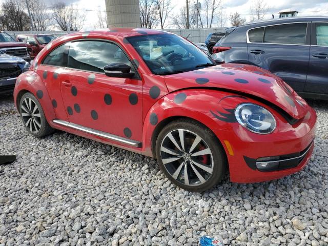 3VW467AT1CM650617 - 2012 VOLKSWAGEN BEETLE TURBO RED photo 4