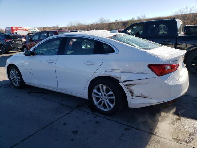 1G1ZE5STXHF185625 - 2017 CHEVROLET MALIBU LT WHITE photo 2