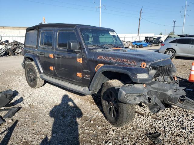 1C4HJXEG3JW149340 - 2018 JEEP WRANGLER U SAHARA GRAY photo 4