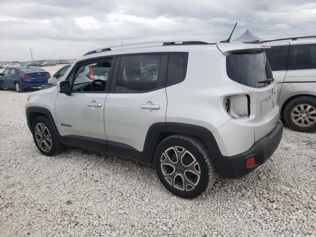 ZACCJADT4GPE35435 - 2016 JEEP RENEGADE LIMITED SILVER photo 2