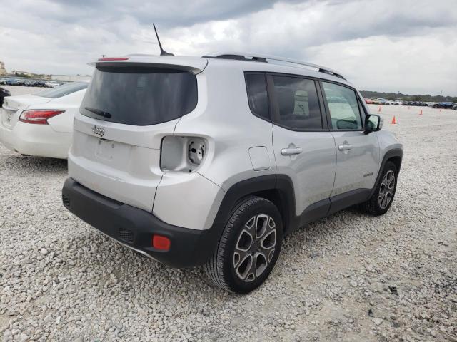 ZACCJADT4GPE35435 - 2016 JEEP RENEGADE LIMITED SILVER photo 3