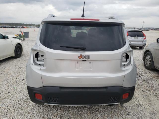 ZACCJADT4GPE35435 - 2016 JEEP RENEGADE LIMITED SILVER photo 6