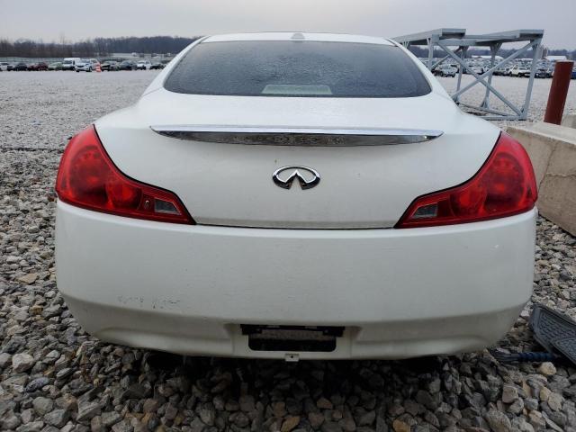 JNKCV64F09M651097 - 2009 INFINITI G37 WHITE photo 6