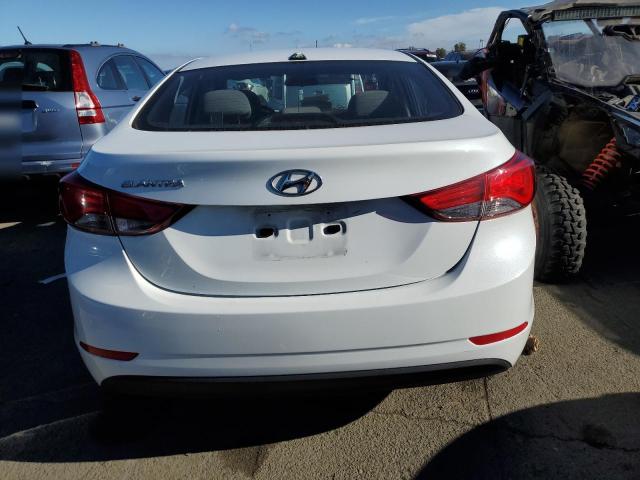 5NPDH4AE5GH685668 - 2016 HYUNDAI ELANTRA SE WHITE photo 6