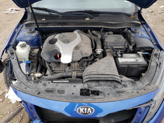 5XXGR4A63FG359283 - 2015 KIA OPTIMA SX BLUE photo 11