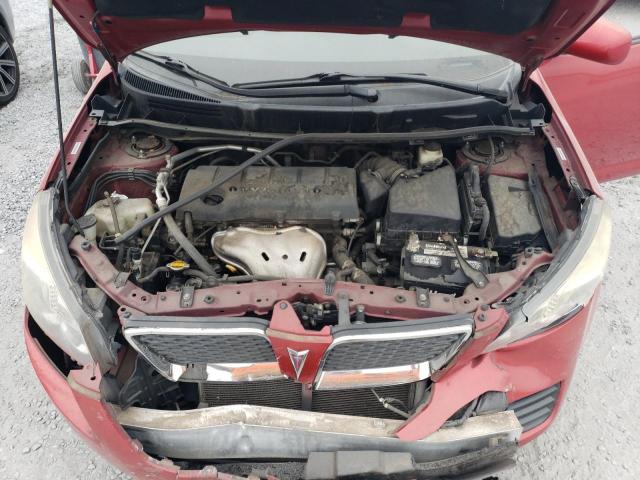 5Y2SM67029Z438355 - 2009 PONTIAC VIBE RED photo 11