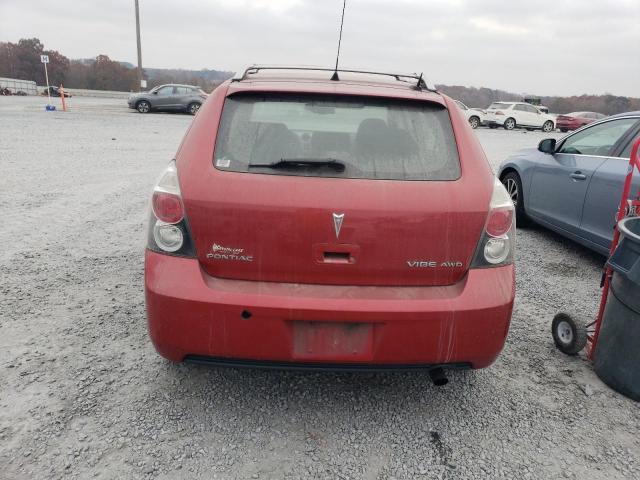 5Y2SM67029Z438355 - 2009 PONTIAC VIBE RED photo 6