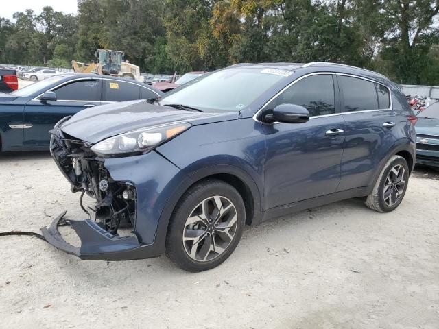 KNDPN3AC4L7804646 - 2020 KIA SPORTAGE EX BLUE photo 1