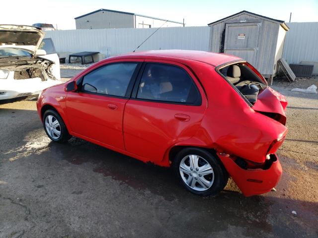 KL1TD56626B582679 - 2006 CHEVROLET AVEO BASE Qırmızı foto 2