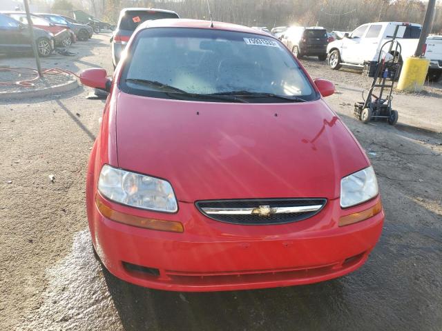 KL1TD56626B582679 - 2006 CHEVROLET AVEO BASE Qırmızı foto 5