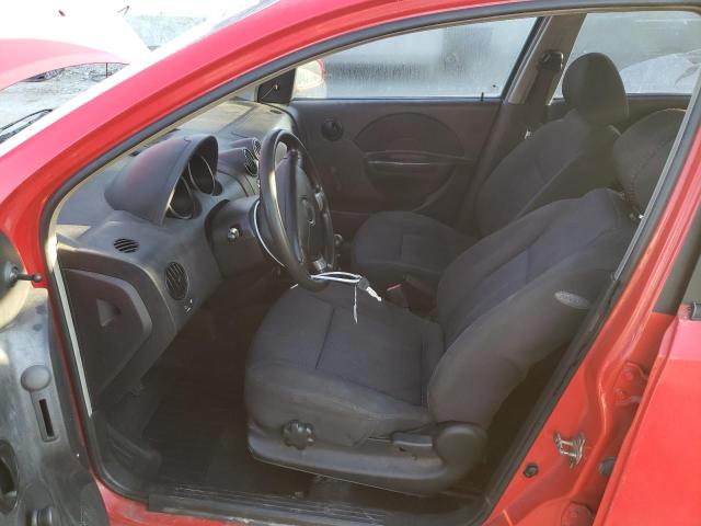 KL1TD56626B582679 - 2006 CHEVROLET AVEO BASE Qırmızı foto 7