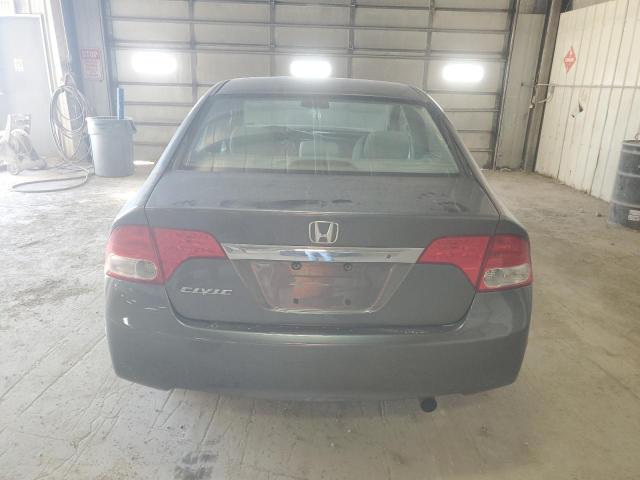 19XFA16569E011573 - 2009 HONDA CIVIC LX GRAY photo 6