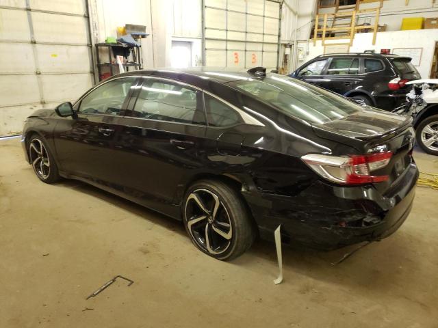 1HGCV1F31NA068008 - 2022 HONDA ACCORD SPORT BLACK photo 2