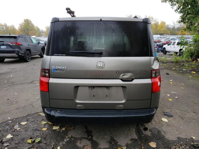 5J6YH28738L000118 - 2008 HONDA ELEMENT EX BROWN photo 6