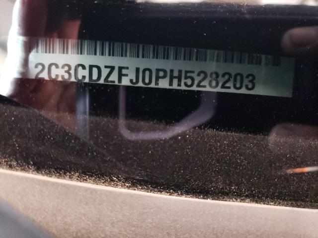 2C3CDZFJ0PH528203 - 2023 DODGE CHALLENGER R/T SCAT PACK CHARCOAL photo 12