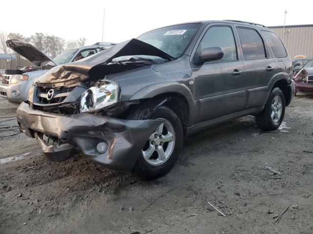 4F2CZ06165KM64375 - 2005 MAZDA TRIBUTE S GRAY photo 1