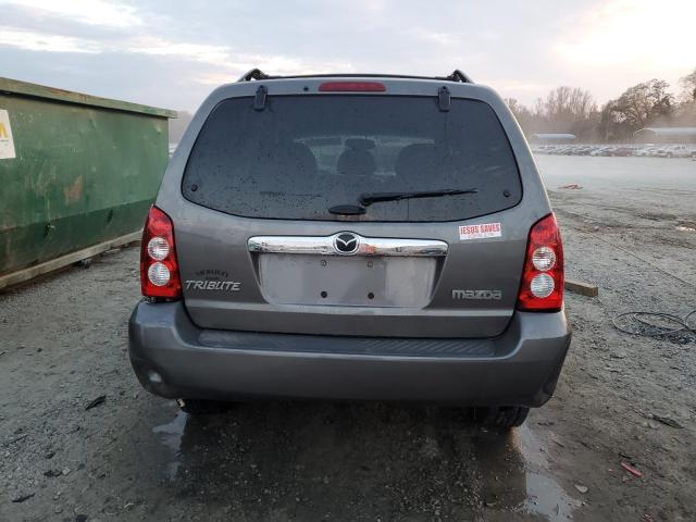 4F2CZ06165KM64375 - 2005 MAZDA TRIBUTE S GRAY photo 6