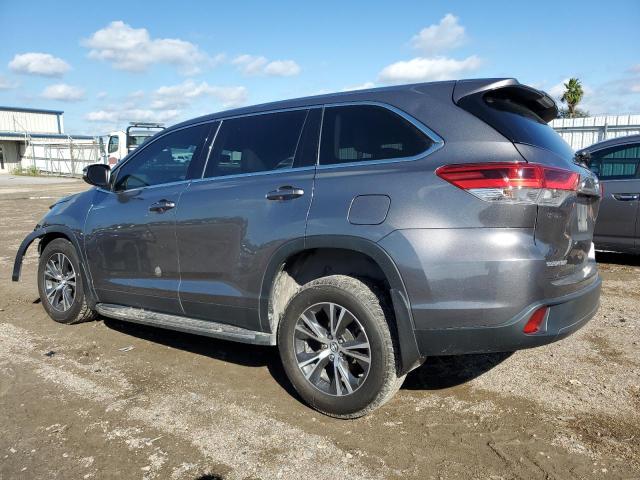 5TDZZRFH1KS359372 - 2019 TOYOTA HIGHLANDER LE GRAY photo 2