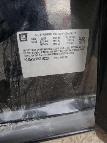 2G4GK5EX6G9112258 - 2016 BUICK REGAL 黑色 照片 12