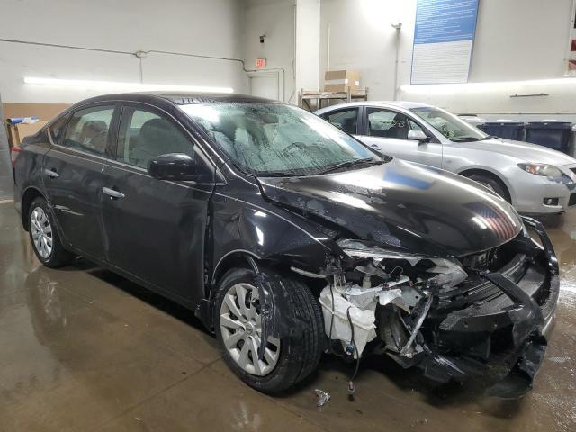 3N1AB7AP6FY340466 - 2015 NISSAN SENTRA S BLACK photo 4