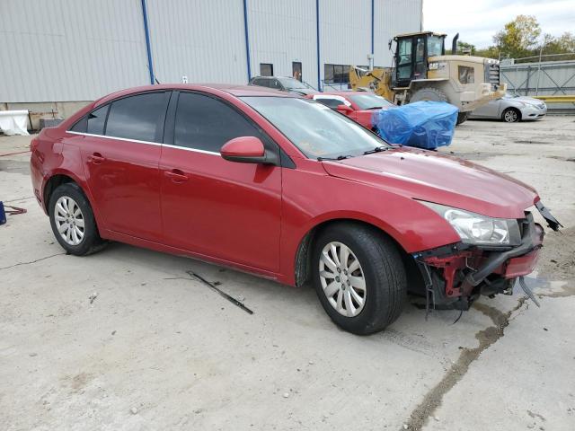 1G1PF5S98B7200763 - 2011 CHEVROLET CRUZE LT MAROON photo 4