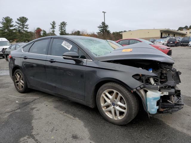 3FA6P0H78DR284237 - 2013 FORD FUSION SE BLACK photo 4