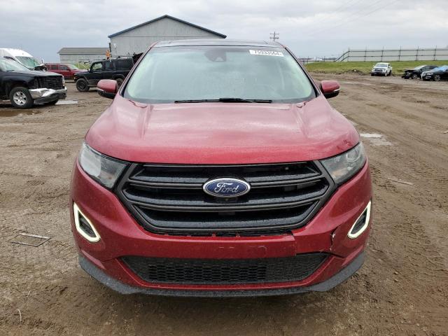 2FMTK4AP7FBB85323 - 2015 FORD EDGE SPORT RED photo 5