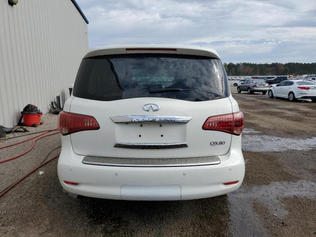 JN8AZ2NF8E9552257 - 2014 INFINITI QX80 WHITE photo 6