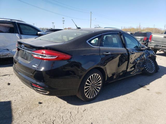 3FA6P0T92JR264330 - 2018 FORD FUSION SE BLACK photo 3