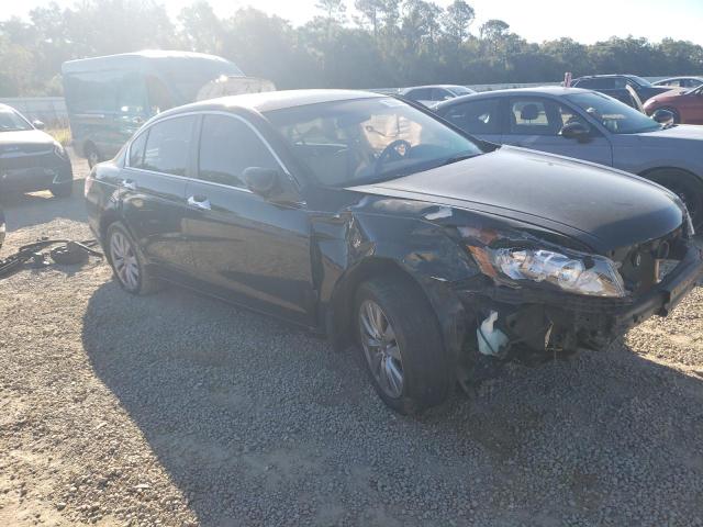 1HGCP3F78BA017982 - 2011 HONDA ACCORD EX BLACK photo 4