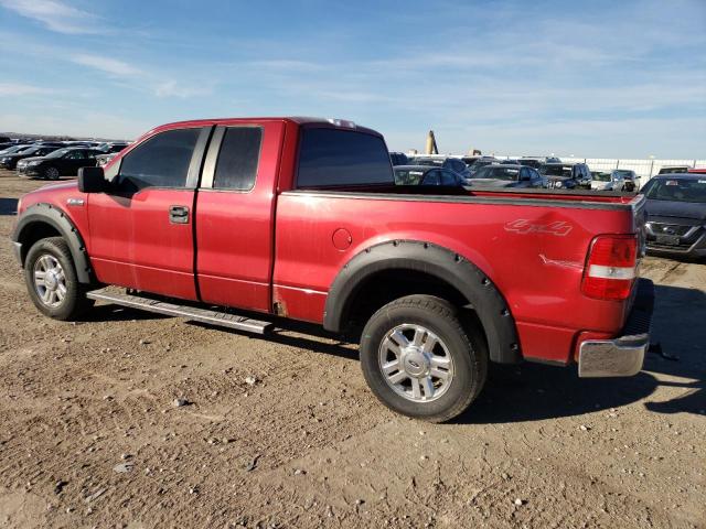 1FTPX14V38FC03155 - 2008 FORD F150 RED photo 2