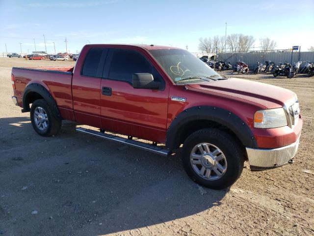 1FTPX14V38FC03155 - 2008 FORD F150 RED photo 4