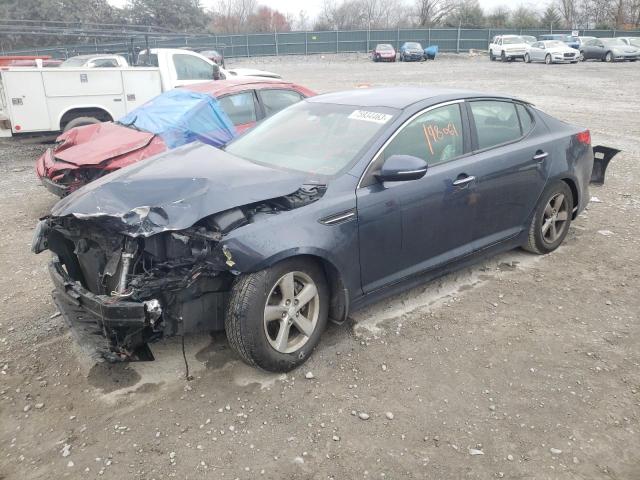 5XXGM4A7XFG402184 - 2015 KIA OPTIMA LX BLUE photo 1