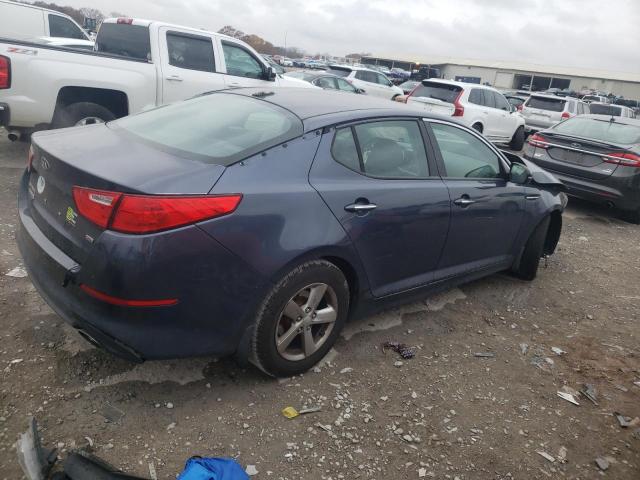 5XXGM4A7XFG402184 - 2015 KIA OPTIMA LX BLUE photo 3