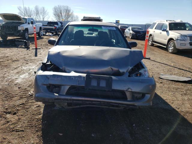 2HGES16515H602855 - 2005 HONDA CIVIC LX GRAY photo 5