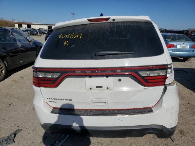 1C4SDJFT1GC308887 - 2016 DODGE DURANGO SSV WHITE photo 6