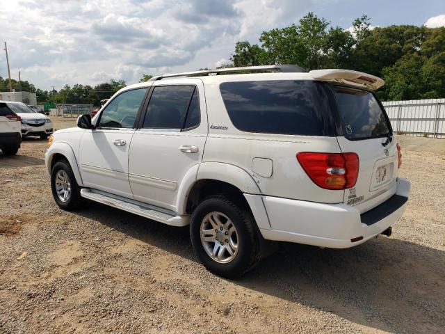 5TDZT38A74S238279 - 2004 TOYOTA SEQUOIA LIMITED WHITE photo 2