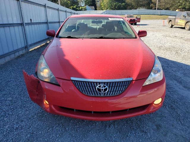 4T1CE38P54U800613 - 2004 TOYOTA CAMRY SOLA SE RED photo 5